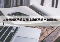 上海杨浦区块链公司[上海区块链产业园地址]